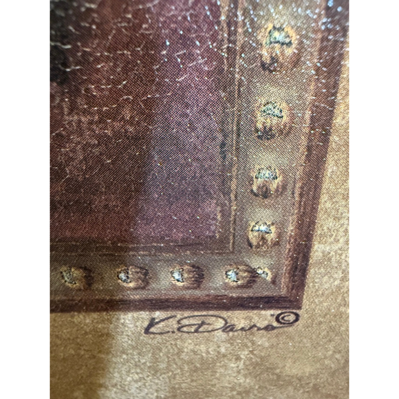 Framed Numbered Print of French Country Bunnies approx 16x14 inches - Picture 11 of 12